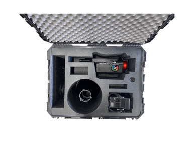 Aputure 1200D custom foam in SKB 3i-2922-16BE