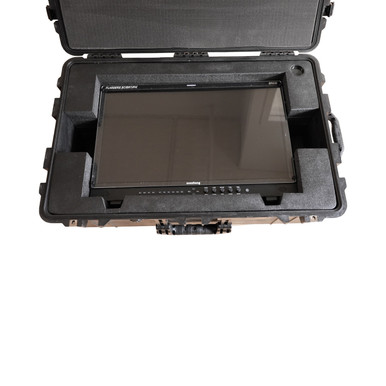 Flanders Scientific DM231 24" monitor Case. Custom foam for Pelican 1650
