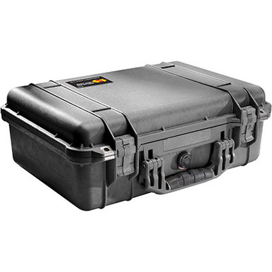 Open Pelican case with custom-cut foam for the SmallHD Ultra 7