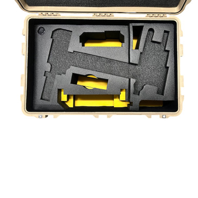 Pro Cine Sled with Volt. Custom foam insert for pelican 1650