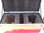 Custom ATA Shipping Case for cinema lighting fixture — lid hardware detail