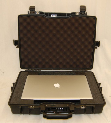 MacBook Pro (16-inch) Travel Case — Pelican Shell, CNC Foam, Power, Cable & SSD Wells