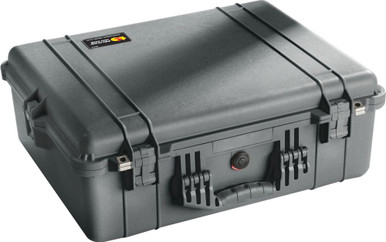 Pelican 1600 Protector Case — No Foam (Black)