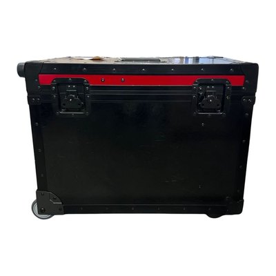 Black ATA case with a red stripe built by Innerspace