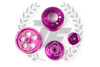 TF Lightweight Aluminum Pulley Kit Mazda RX7 FD3S 13B - PURPLE