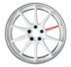 WORK ZR10 2P 18x10.0 +0 5x114.3 Azure White (A Disk) (Full Reverse)