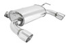Megan Racing Axle Back Exhaust System - Dual Stainless Steel Rolled Tips - Infiniti G37 Coupe '08-13