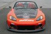CHARGE SPEED 2000-2009 HONDA S2000 AP-1/2 CARBON FRONT LIP FOR WIDE BODY SUPER GT FRONT BUMPER