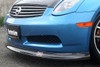 Charge Speed Bottom Line Front Lip: Carbon - Infiniti G35 