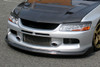 Charge Speed Bottom Line Front Lip: Carbon - Mitsubishi EVO 9