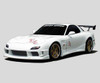 Charge Speed D-1 Style 20mm Wide Body Fenders - Mazda RX-7 FD