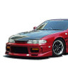 Charge Speed Zenki Front Fenders (Pair): 20mm Wide Body, FRP Material - Nissan 240SX S14