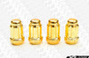 Gorilla Thin Small Diameter Gold Lug Nuts 12x1.50