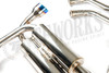 Invidia Gemini Rolled Titanium Tip Cat-Back Exhaust - Nissan 350Z 2002-08