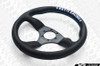 KEY'S RACING Semi-Deep Semicone Type Steering Wheel (350mm/Leather)