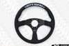 KEY'S RACING Flat Type Steering Wheel (350mm/Leather)