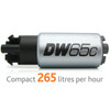 DeatschWerks DW65c Compact In-Tank Fuel Pump w/o Mounting Clips - 08-15 Mitsubishi Evolution X