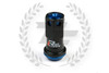 KICS Project R40 Iconix Lug Nuts - Black & Blue- Aluminum Cap