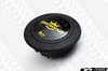 Personal Grinta Steering Wheel 330mm Black Suede with Yellow Stitching