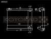 Koyo Aluminum Racing Radiator - 89-92 RX-7 Series 5 (NA & Turbo)