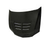 Seibon TSII Carbon Fiber Hood - 03-07 Mitsubishi Lancer EVO 8/9