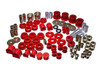 Energy Suspension Red Hyper-Flex Master Bushing Set - 15-17 Ford Mustang GT V8 5.0L