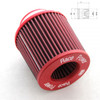 BMC Twin Air Conical Air Filter with Metal Top:  3.5" inlet