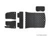 P2M TESLA MODEL 3 COMPLETE 5PCS CHECKERED MAT : DARK GREY