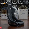Recaro - Pole Position - Black Velour / White Logo