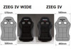 Bride ZIEG IV Wide - Black Logo / Super Aramid-Black Carbon