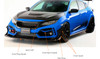 J's Racing Honda Civic Type -R Front Wing Spoiler - Carbon