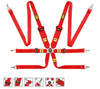 OMP 6 Point Safety Racing Harness: 805 LEGGERA