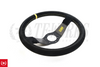 OMP 2 Spoke Rally 350mm Dished Steering Wheel 