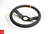 OMP 2 Spoke Rally 350mm Dished Steering Wheel 