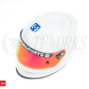 TF TAX SALE - HJC Motorsports AR-10 III  / H10 / H70 Helmet Visor - Fire Red Iridium