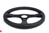 Mugen Power Steering Wheel 3 Black Leather with Red Stitch