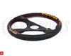 KEY'S RACING FOSSA MAGNA Flat Type Steering Wheel (350mm/Leather)