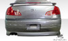 2003-2004 Infiniti G Sedan G35 Duraflex GT Competition Rear Lip Under Spoiler Air Dam - 1 Piece