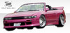 1989-1994 Nissan 240SX S13 Duraflex V-Speed Side Skirts Rocker Panels - 2 Piece