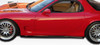 1993-1997 Mazda RX-7 Duraflex Type F Side Skirts Rocker Panels - 2 Piece