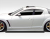 2004-2011 Mazda RX-8 Duraflex Type F Side Skirt Rocker Panels - 2 Piece