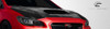2015-2021 Subaru WRX Carbon Creations NBR Concept Hood - 1 Piece