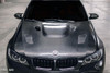 2009-2011 BMW 3 Series E90 4DR Carbon Creations DriTech AF1 Hood - 1 Piece