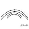 GKtech S14/S15 to Z32/Skyline Conversion Braided Brake Lines (Front & Rear Set)