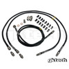 GKtech Stand Alone SS Braided Brake Line Kit