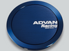 Advan 73mm Full Flat Centercap - Blue Anodized