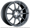 SSR GTX01 18x8.5 5x100 44mm Offset Dark Silver Wheel 02-05 WRX
