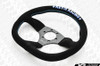 KEY'S RACING D-Shape Semi-Deep Steering Wheel (345x320mm/Suede)