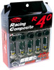 Project Kics 12x1.25 R40 Lug Nuts - Black (20 Pcs)