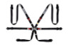 Sparco Belt PD 6 Point 2in Black Harness